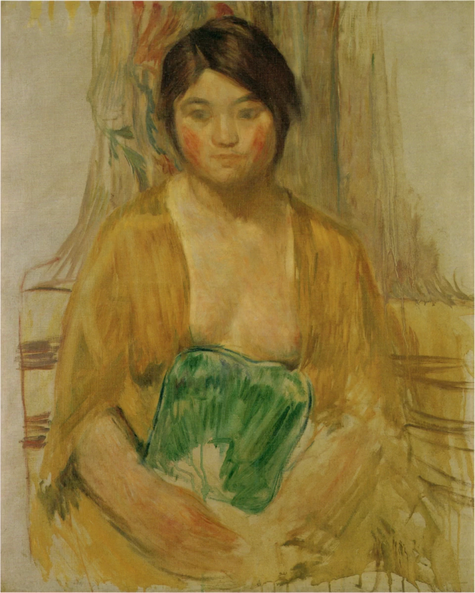 Ritratto di ragazza con ventaglio